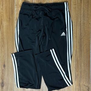 Adidas Primegreen style Black Jogger Pants White Stripe MEDIUM NWOT